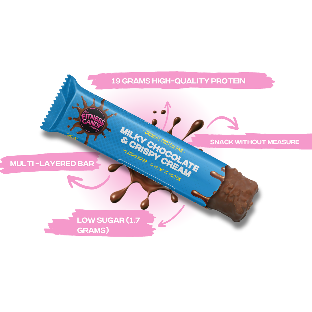 FITNESS CANDY Milky Chocolate & Crispy Cream