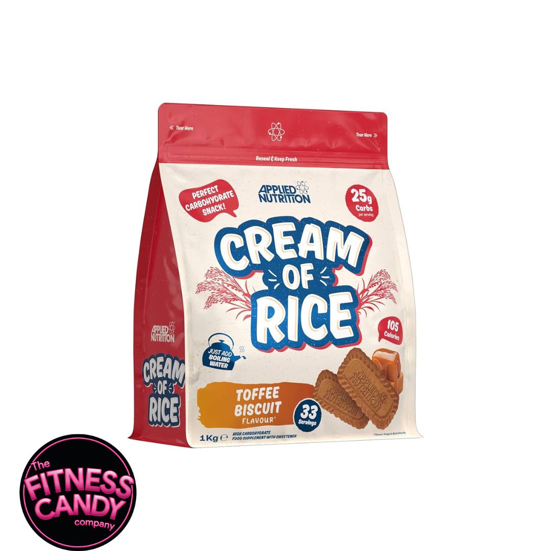 APPLIED NUTRITION Cream Of Rice Toffee Biscuit