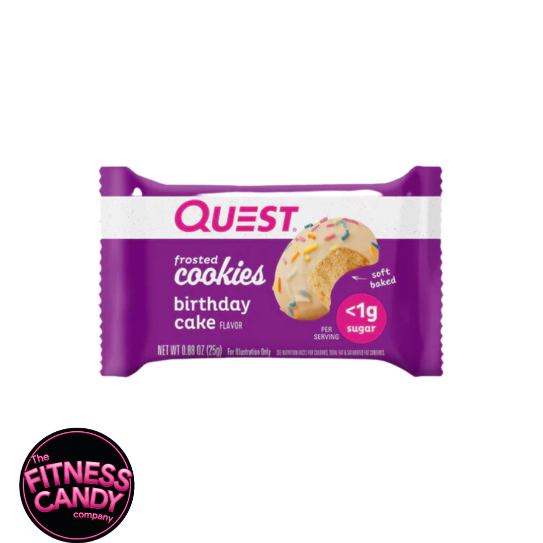 QUEST Protein Frosted Cookies Birthday Cake