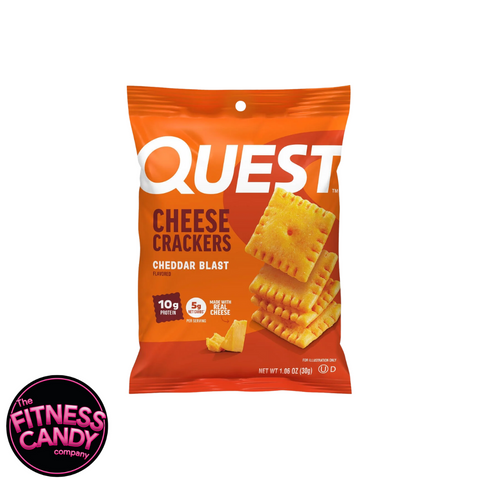 QUEST Protein Cheese Crackers Cheddar Blast