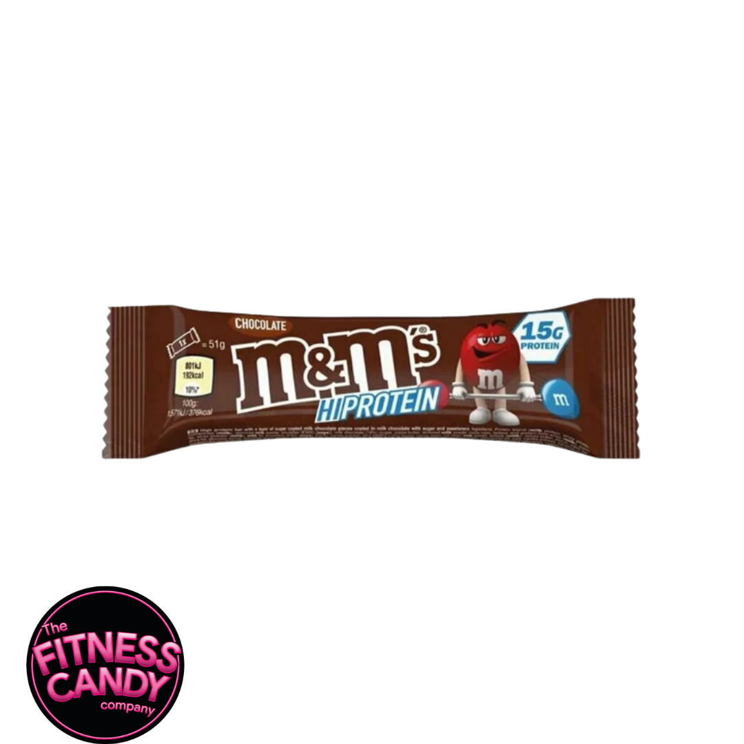 M&M Hi Protein Chocolate Bar