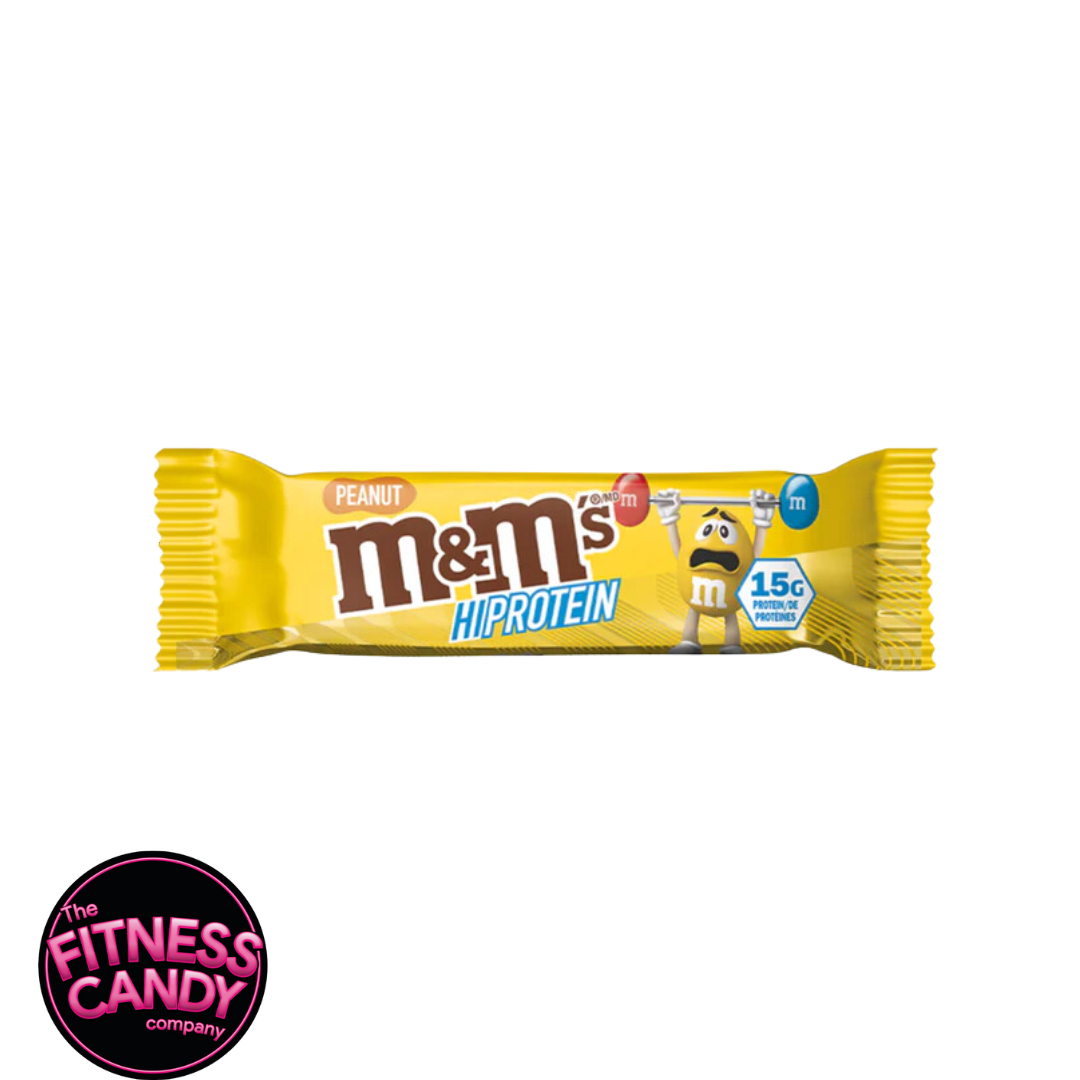M&M Hi Protein bar Peanut