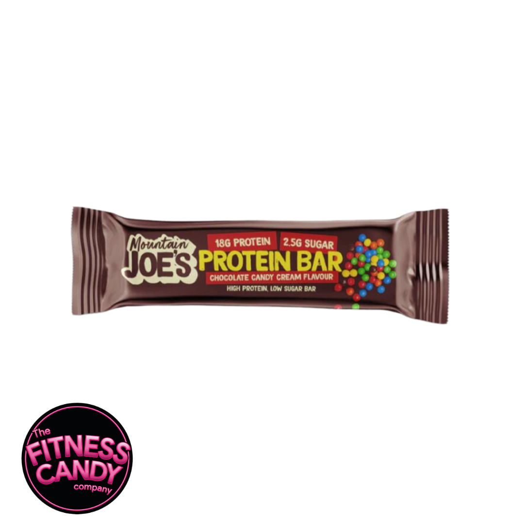 MOUNTAIN JOE'S PROTEIN BAR Chocolate Candy Cream