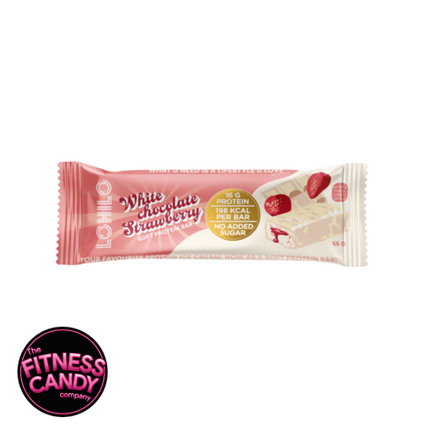LOHILO White Chocolate Strawberry Protein Bar