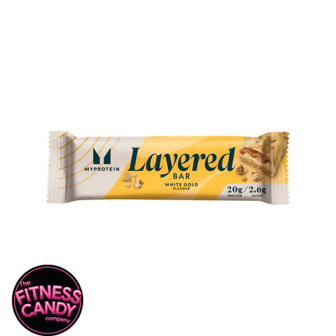 MYPROTEIN Layered Bar White Gold