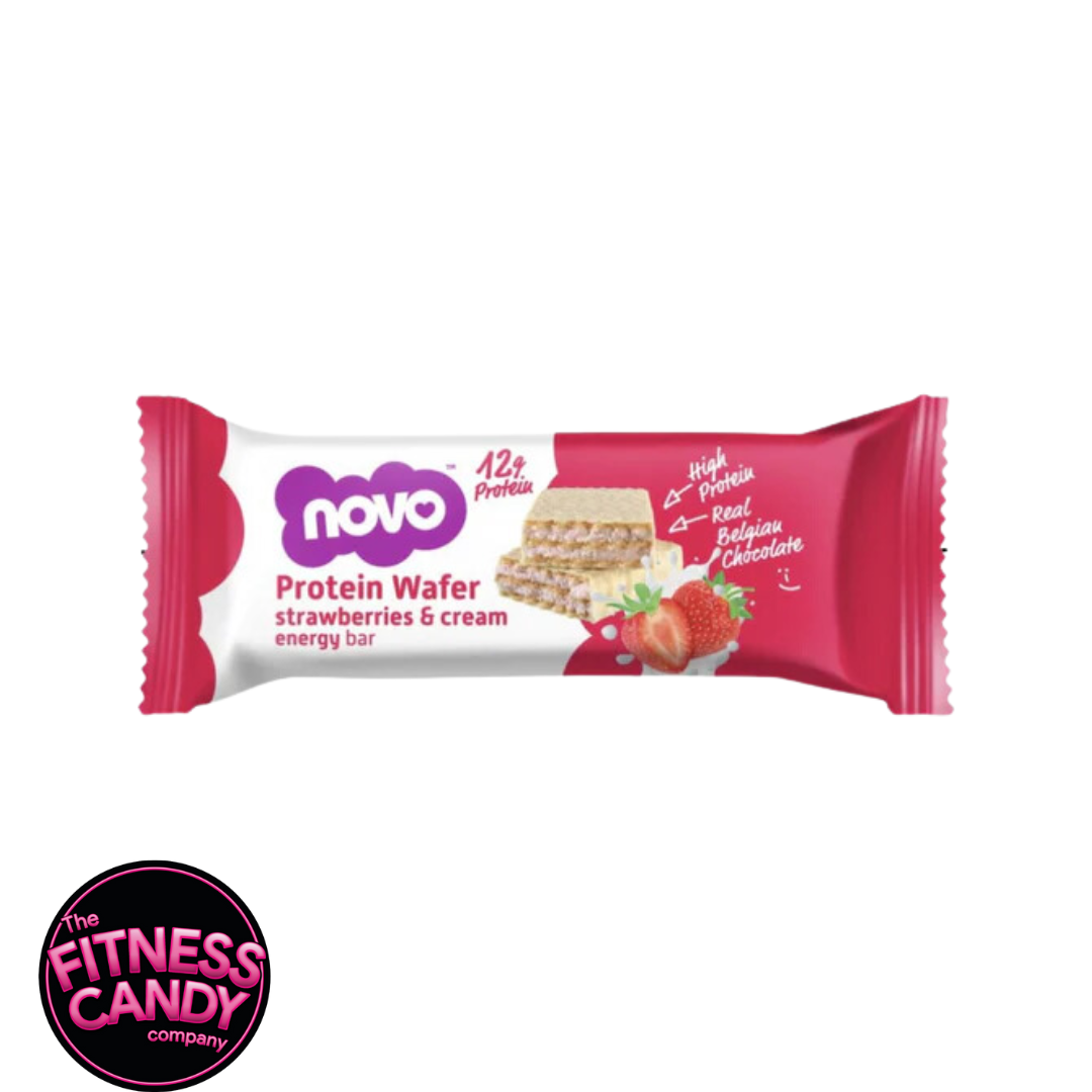 NOVO Nutrition Protein Wafer Bar Strawberry & Cream