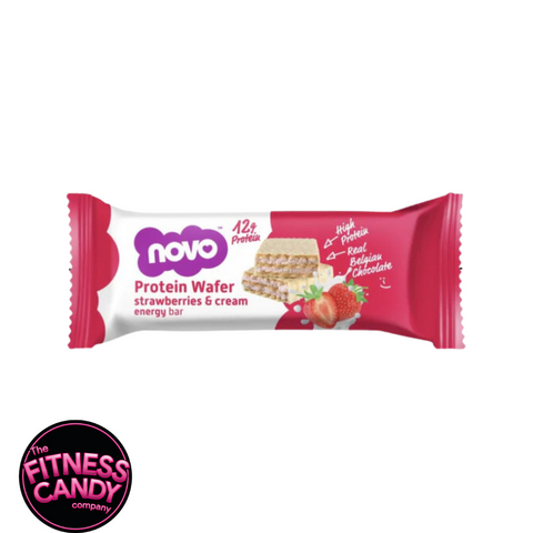 NOVO Nutrition Protein Wafer Bar Strawberry & Cream