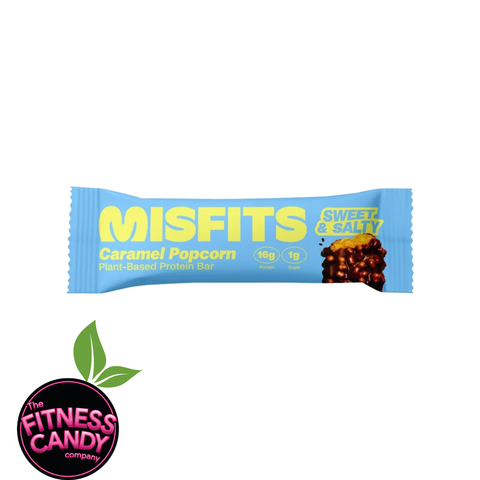 MISFITS Vegan Protein Bar Caramel Popcorn