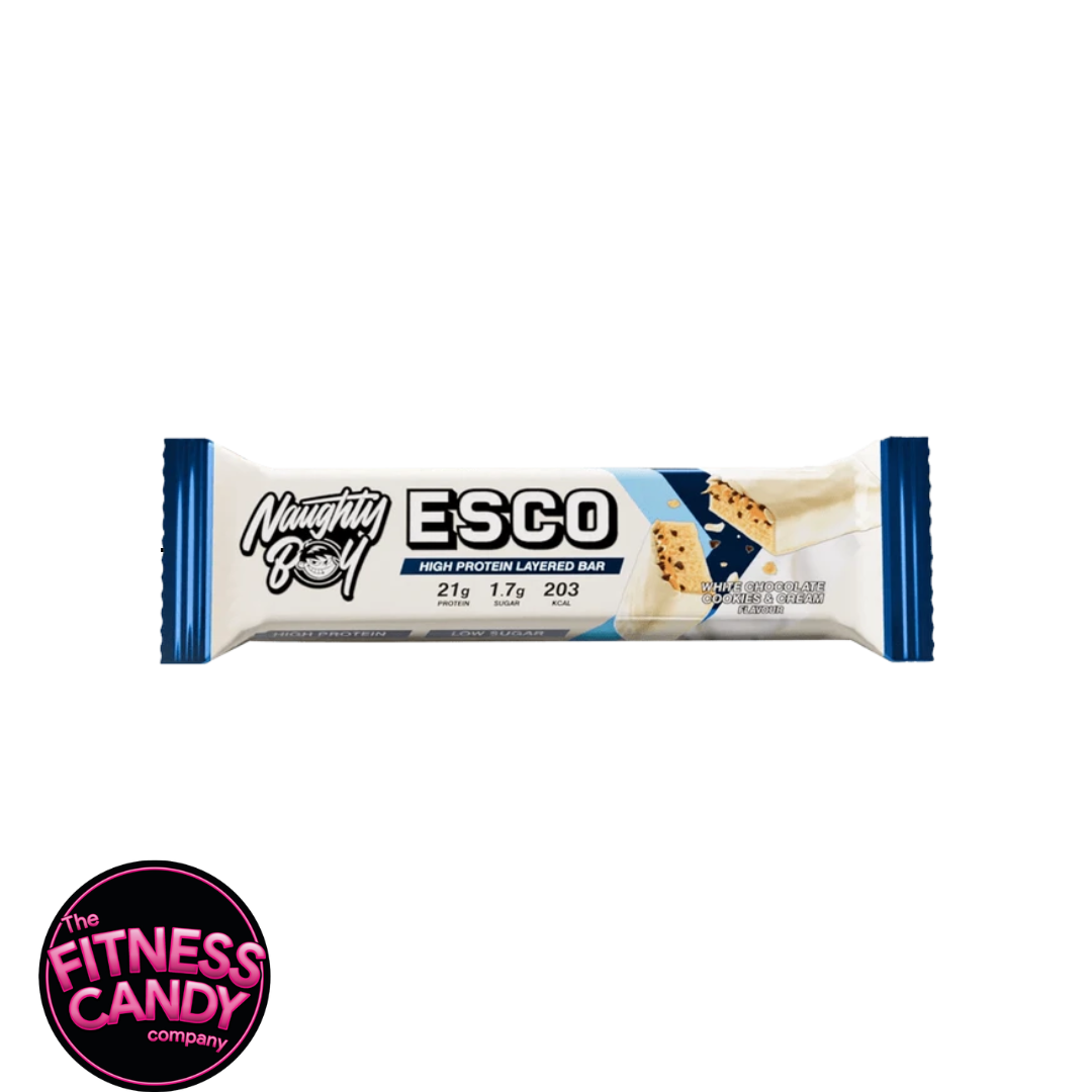 NAUGHTY BOY Esco Bar White Chocolate Cookies & Cream