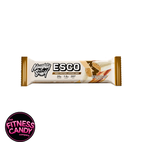 NAUGHTY BOY Esco Bar White Chocolate Peanut Butter