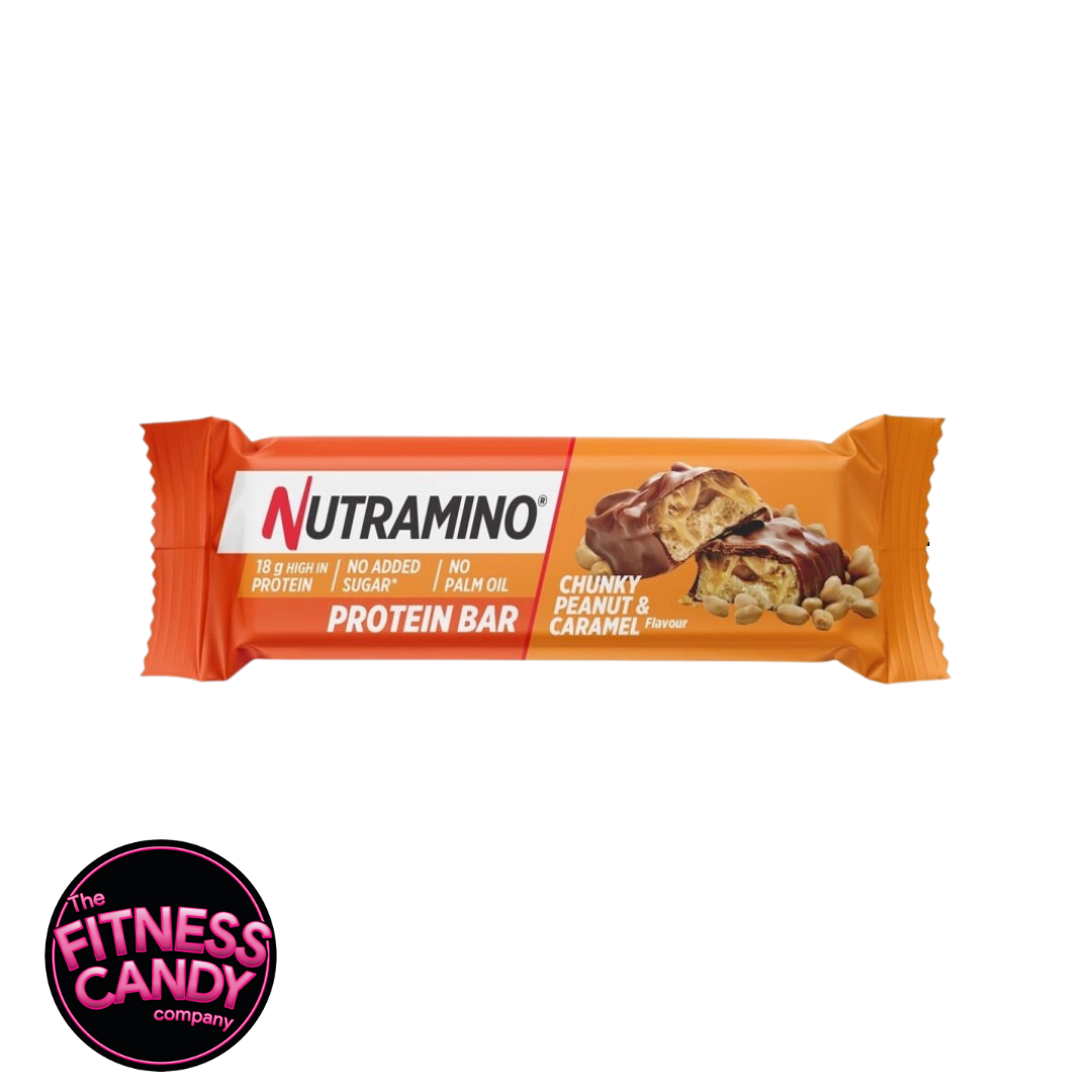 NUTRAMINO Protein Bar Chunky Peanut & Caramel