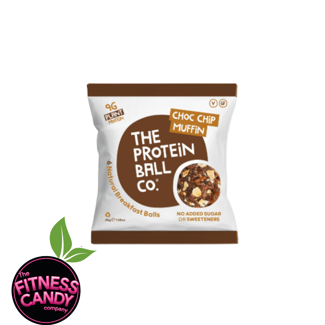 THE PROTEIN BALL CO Vegan Choc Chip Muffin
