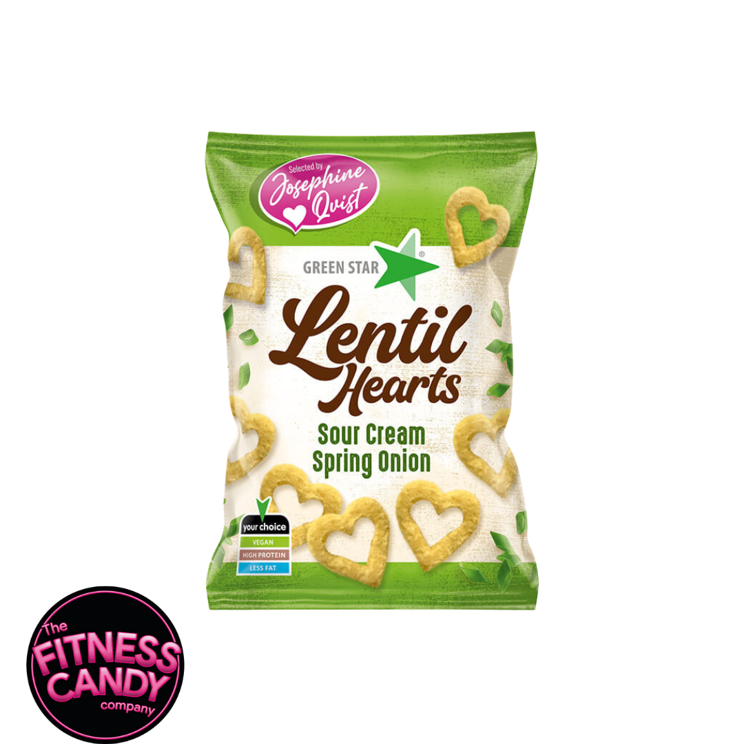 GREENSTAR Lentil Hearts Sour Cream Spring Onion