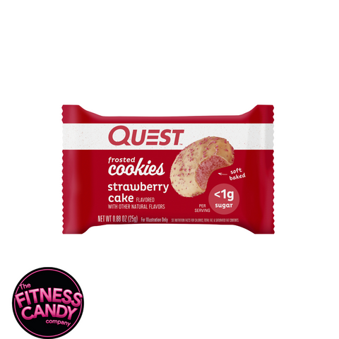 QUEST Protein Frosted Cookies Strawberry Cake