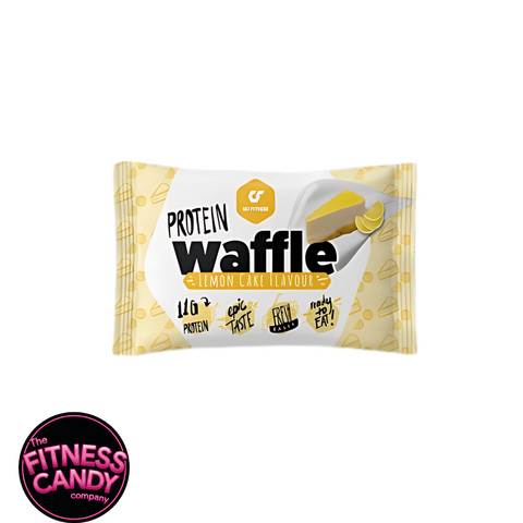 GO FITNESS Protein Waffle White Choco Lemon