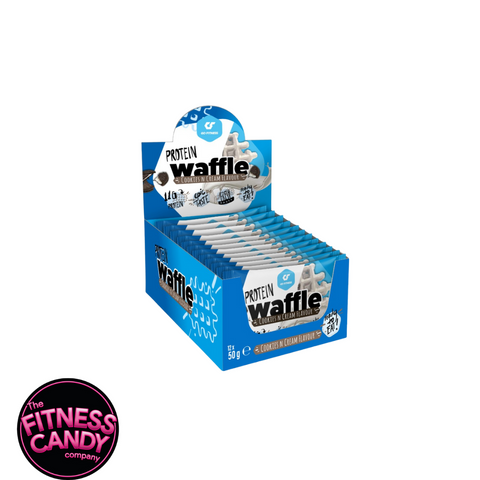 GO FITNESS Protein Waffle White Choco Cookies