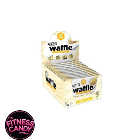 GO FITNESS Protein Waffle White Choco Lemon