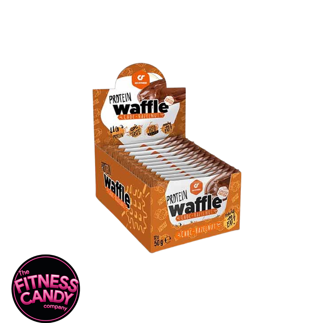 GO FITNESS Protein Waffle Chocolate Hazelnut (THT 05/07/2026)