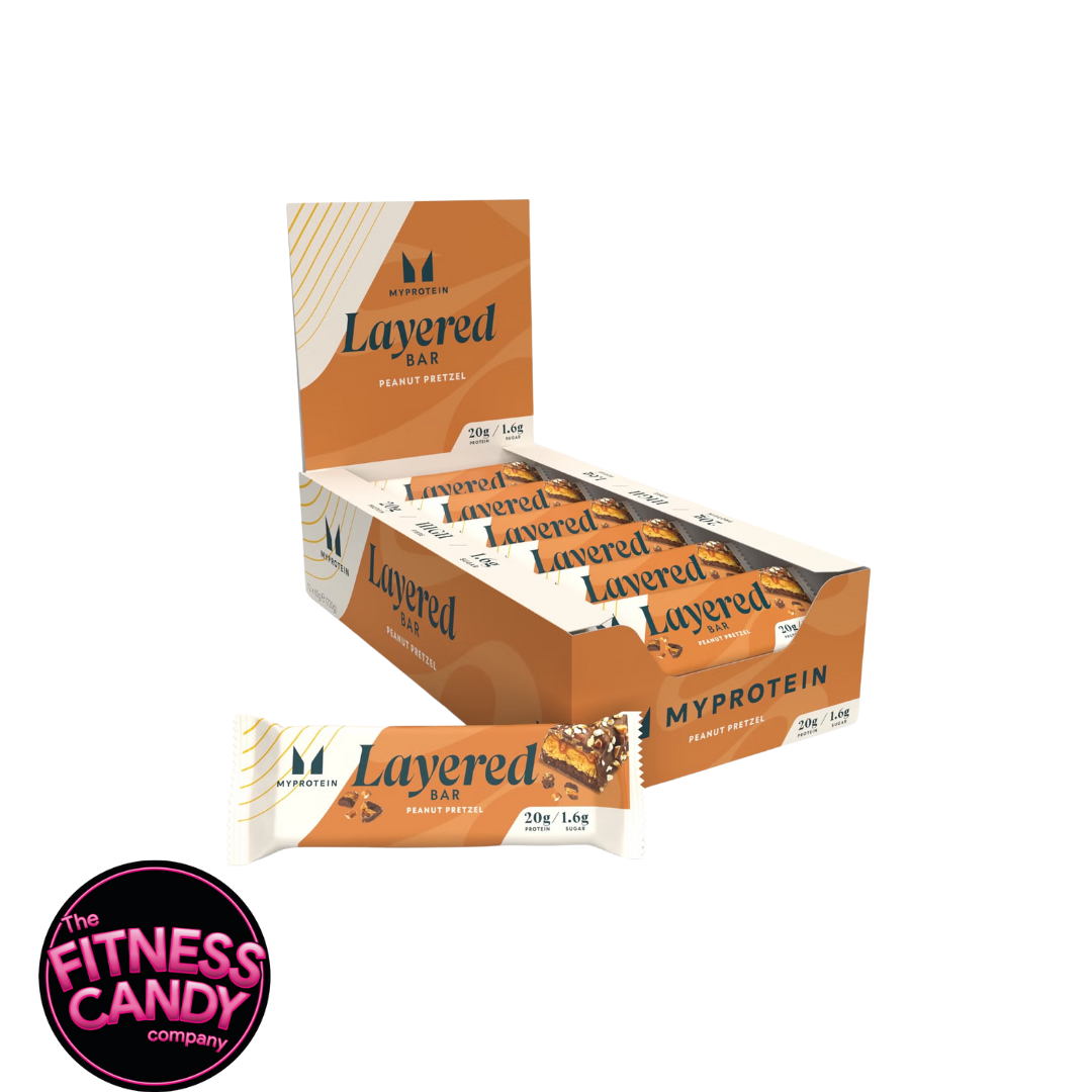 MYPROTEIN Layered Bar Chocolate Peanut Pretzel (BB 24-10-2025)
