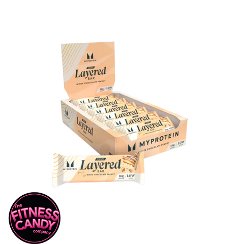 MYPROTEIN Crispy Layered BAR White Chocolate Peanut (THT 12-2025)