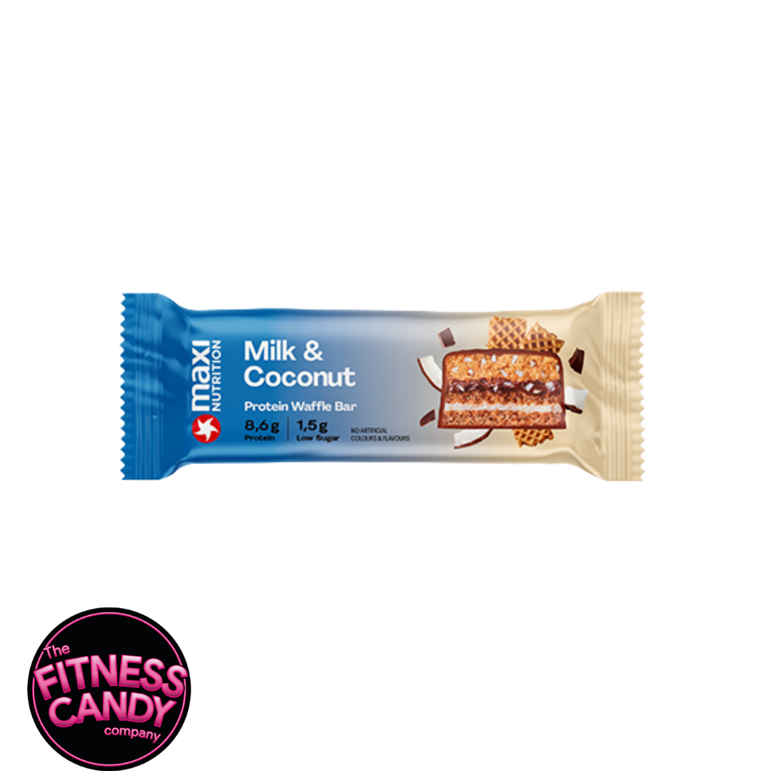MAXI NUTRITION Protein Waffle Milk Coconut (BBE 28-02-2026)