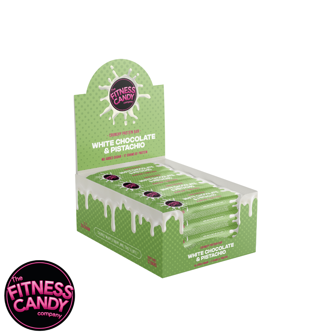 FITNESS CANDY White Chocolate & Pistache