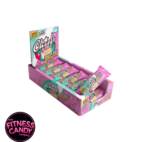 CHIEFS Protein Bar Birthday Cake