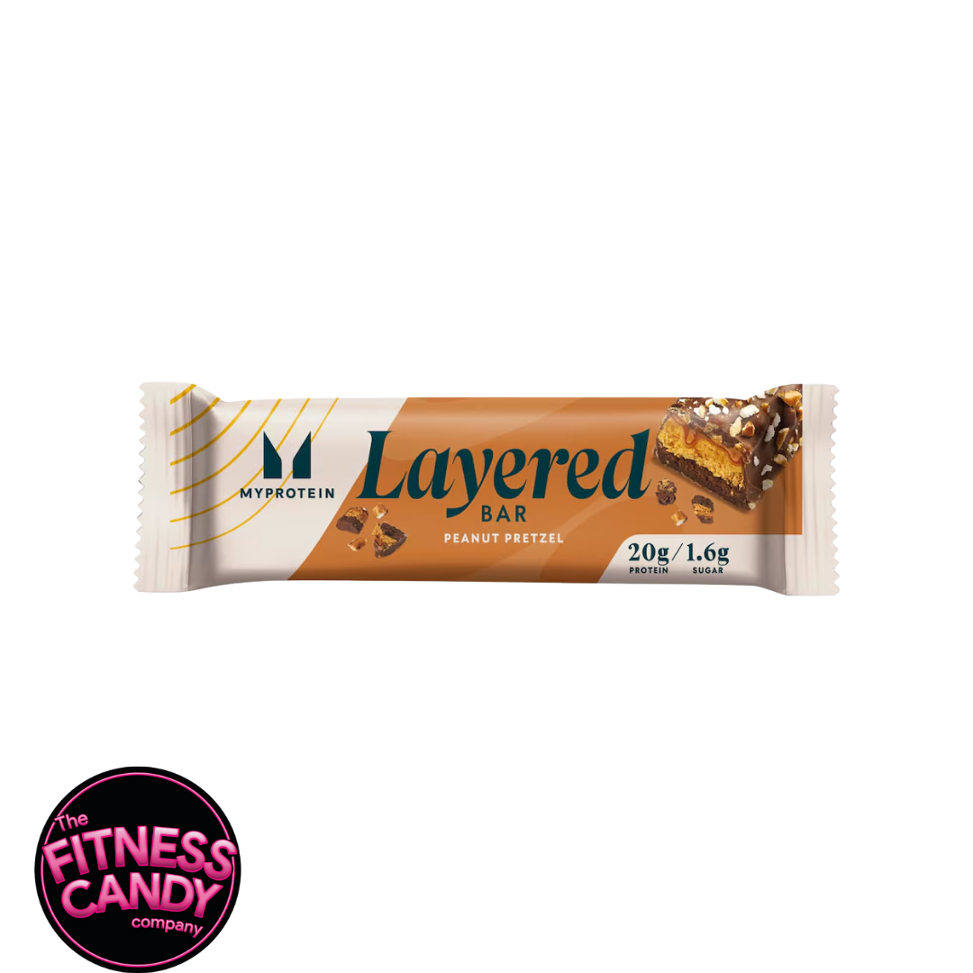 MYPROTEIN Layered Bar Chocolate Peanut Pretzel (BB 24-10-2025)