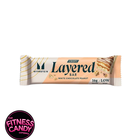MYPROTEIN Crispy Layered BAR White Chocolate Peanut (THT 12-2025)