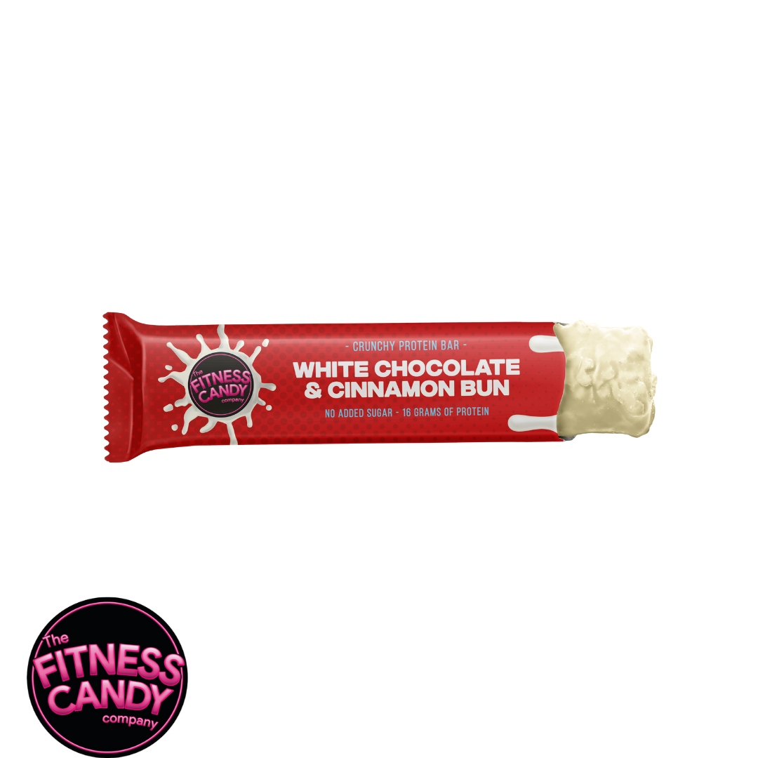 FITNESS CANDY White Chocolate & Cinnamon Bun