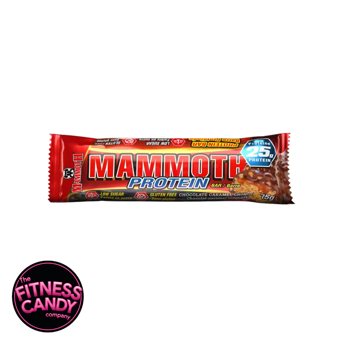 INTERACTIVE Mammoth Protein Bar Chocolate Caramel Crunch