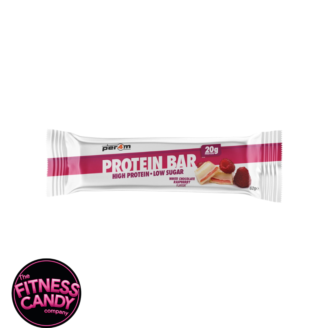 PER4M Protein Bar White Chocolate Raspberry