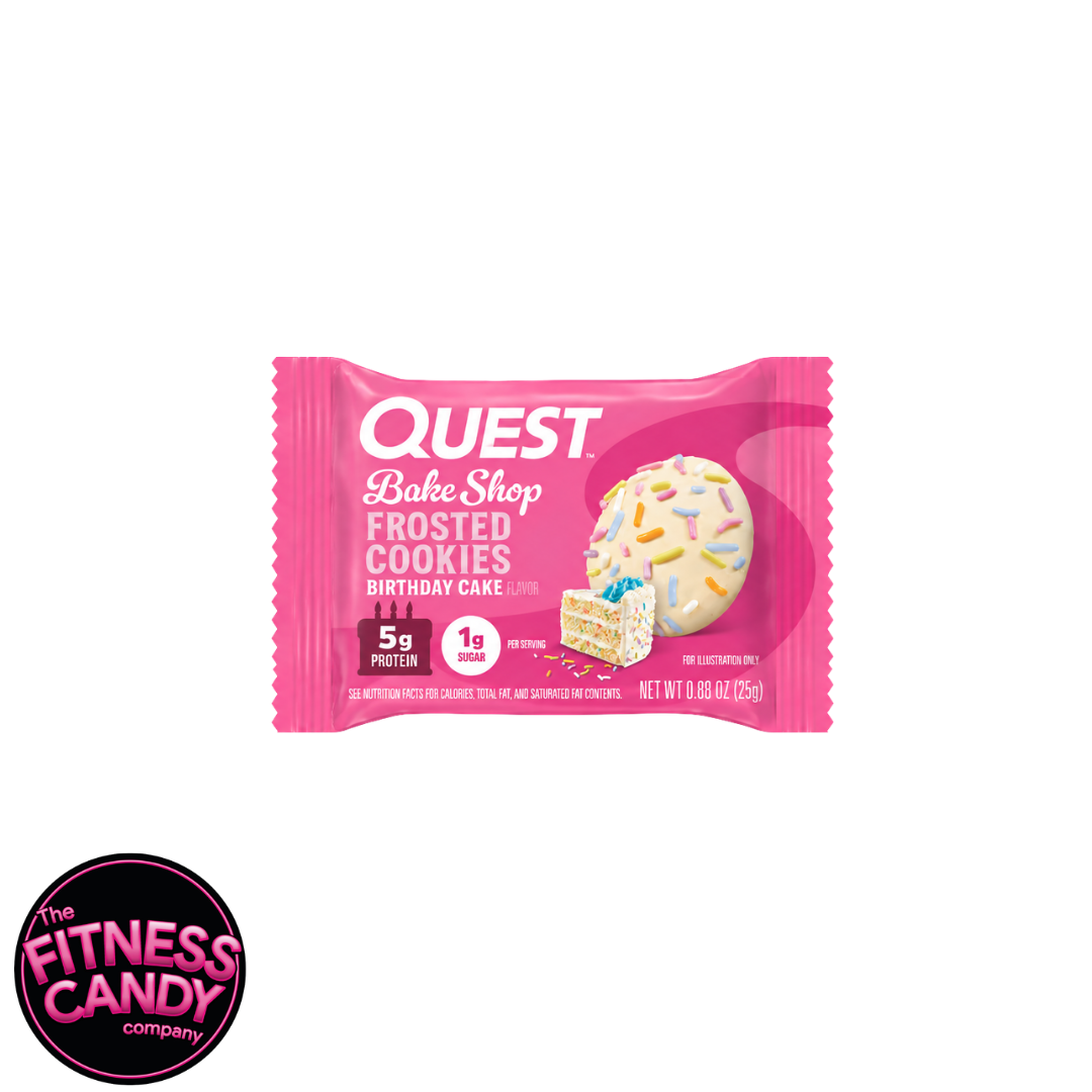 QUEST Protein Frosted Cookies Birthday Cake